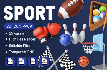 Esportes Pacote de Icon 3D