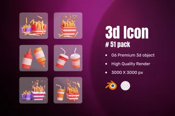 Essen 3D Icon Pack