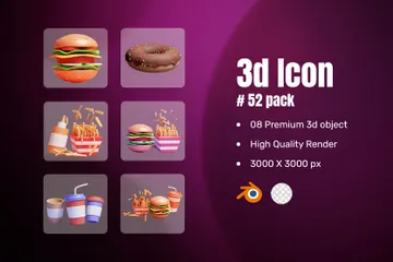 Essen 3D Icon Pack