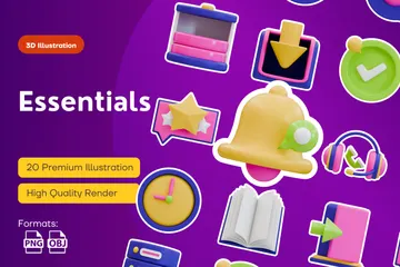 Essentials 3D Icon Pack