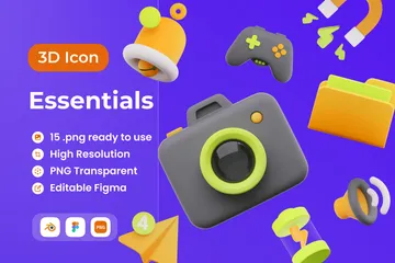 Essentials 3D Icon Pack