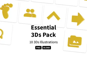Essentiell 3D Icon Pack
