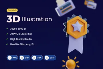 Essentiel Pack 3D Icon