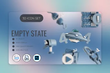 État vide Pack 3D Icon