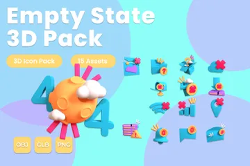 État vide Pack 3D Icon