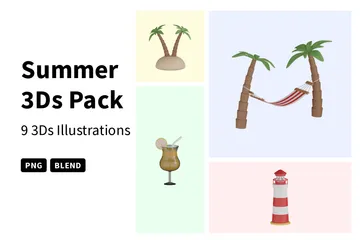 Été Pack 3D Icon