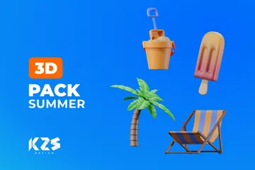 Été Pack 3D Icon