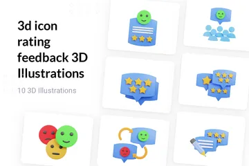 Commentaires sur les évaluations Pack 3D Illustration