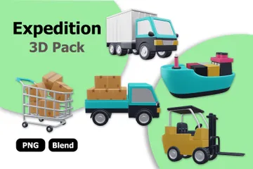 Expédition Pack 3D Icon