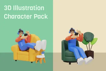 Expression de soi Pack 3D Illustration