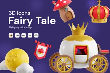 Fairy Tale 3D Icon Pack
