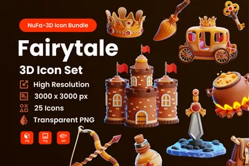 Fairytale 3D Icon Pack