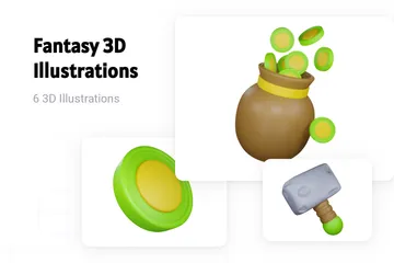 Fantaisie Pack 3D Illustration