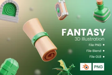 Fantasie 3D Icon Pack