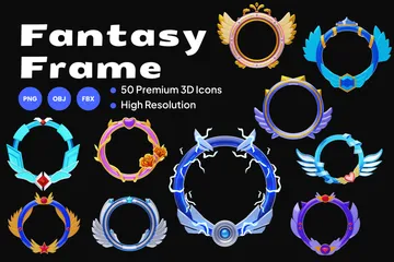 Fantasie-Rahmen 3D Icon Pack