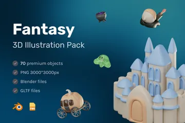 Fantasy 3D Icon Pack