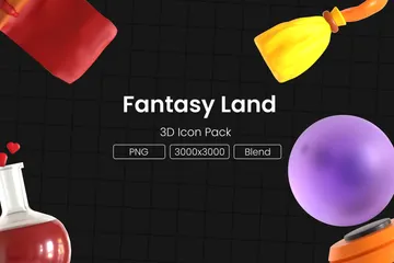 Fantasy Land 3D Icon Pack
