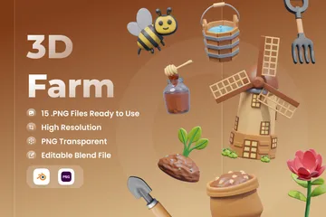 Farm 3D Icon Pack