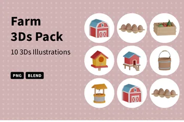 Farm 3D Icon Pack