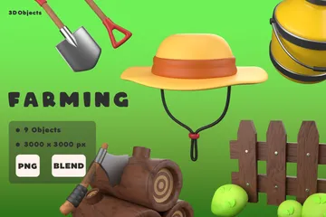 Farming 3D Icon Pack