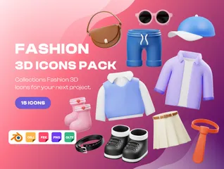Fashion 3D Icon Pack