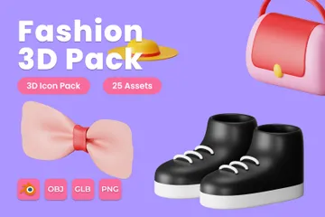 Fashion 3D Icon Pack