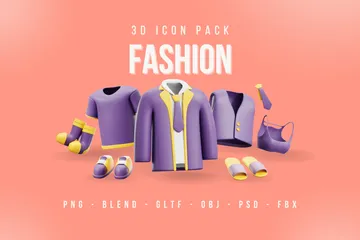 Fashion 3D Icon Pack