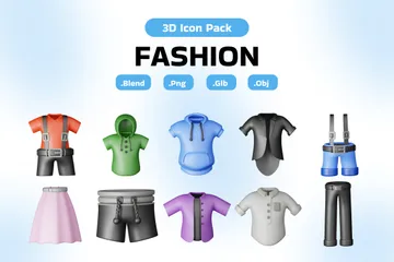 Fashion 3D Icon Pack