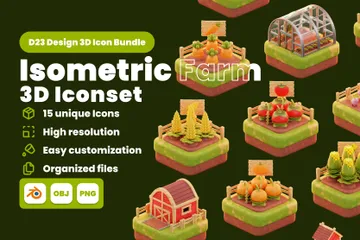 Ferme Pack 3D Icon