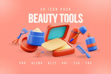 Ferramentas de beleza Pacote de Icon 3D