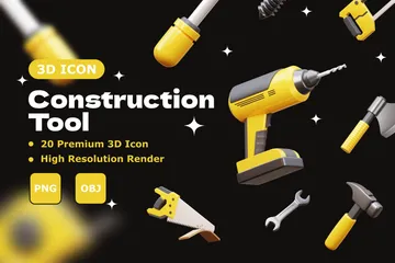 Ferramentas de construção Pacote de Icon 3D