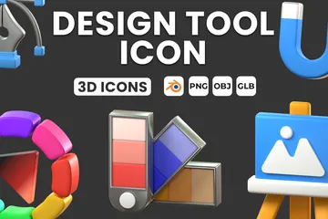 Ferramentas de projeto Pacote de Icon 3D