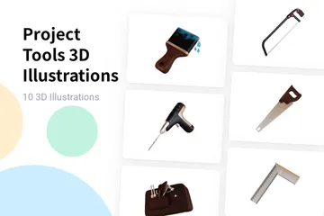 Ferramentas de projeto Pacote de Illustration 3D