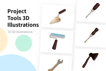 Ferramentas de projeto Pacote de Illustration 3D