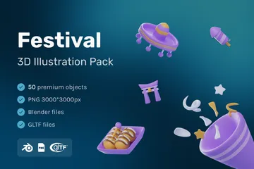 Festival 3D Icon Pack
