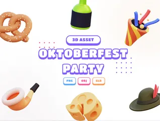 Fête de l'Oktoberfest Pack 3D Icon