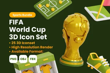 FIFA COPA DEL MUNDO Paquete de Icon 3D