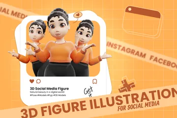 Figur 3D Illustration Pack