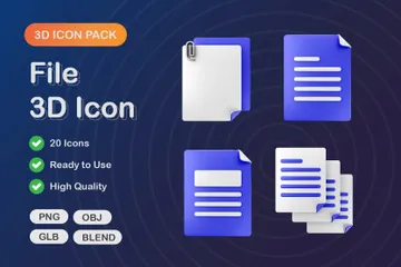 File 3D Icon Pack