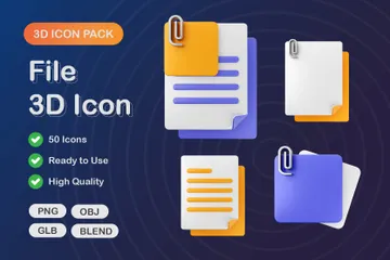 File 3D Icon Pack