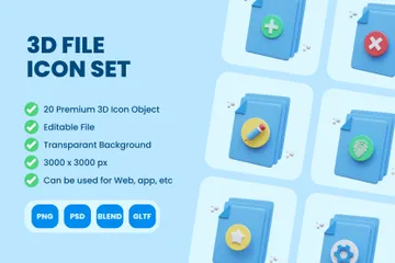 File 3D Icon Pack