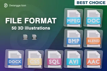 File Format 3D Icon Pack