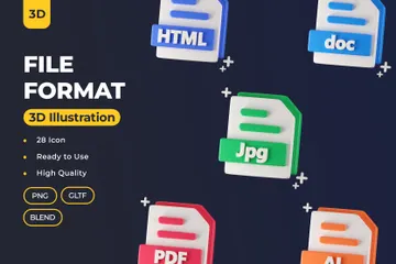 File Format 3D Icon Pack