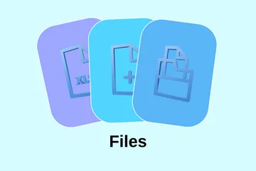 Files 3D Icon Pack