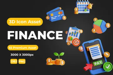 FINANCE 3D Icon Pack