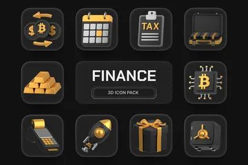 Finance 3D Icon Pack