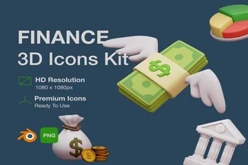 Finance 3D Illustration Pack