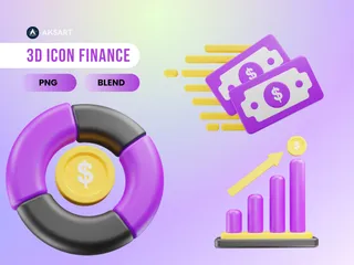 Finance 3D Icon Pack