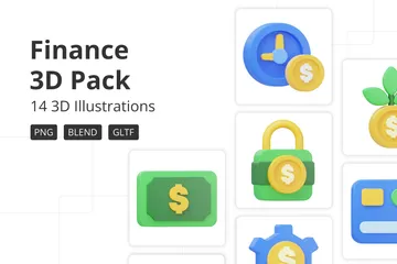 Finance 3D Icon Pack