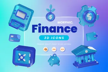 Finance 3D Icon Pack